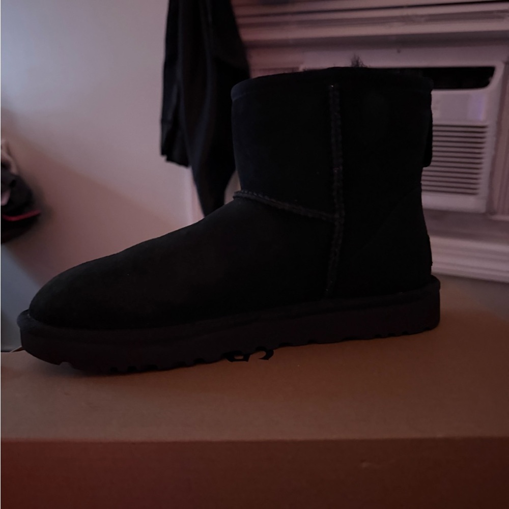 UGG Black Heeled Boots